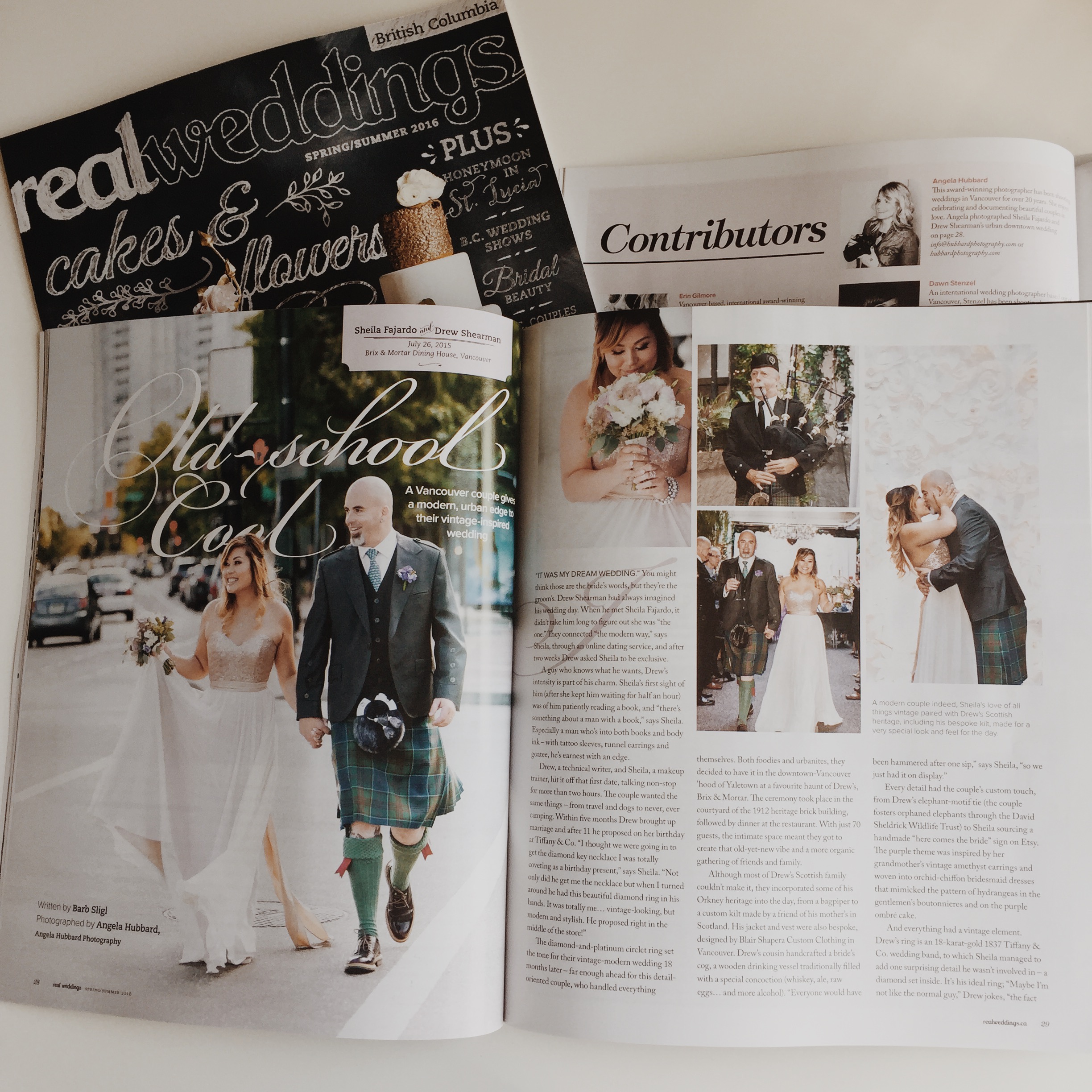 PUBLISHED in Real Weddings | Vancouver wedding photographer